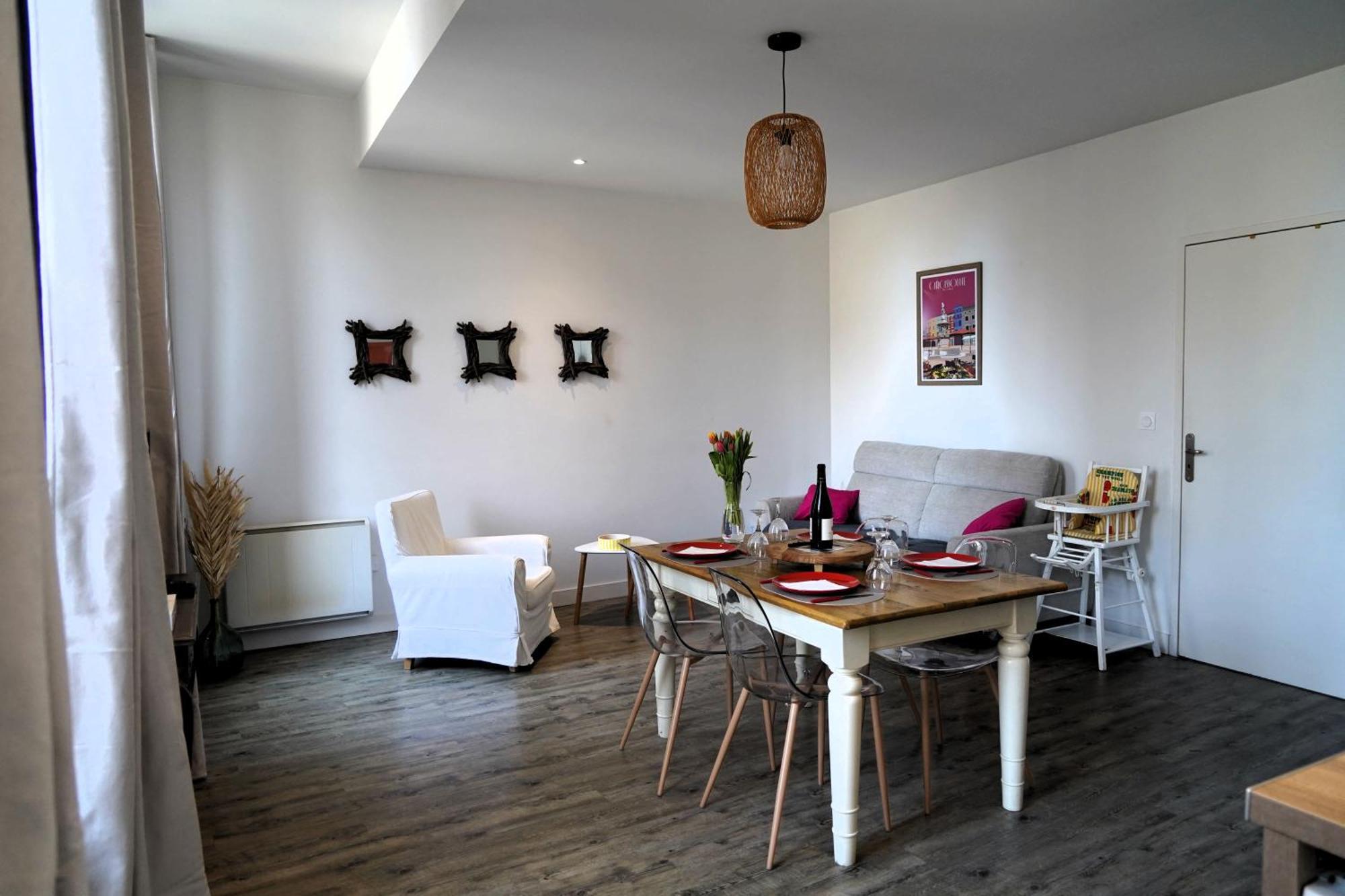 La Magie De Carnot Meuble De Tourisme 3 Etoiles Apartment Carcassone Exterior photo